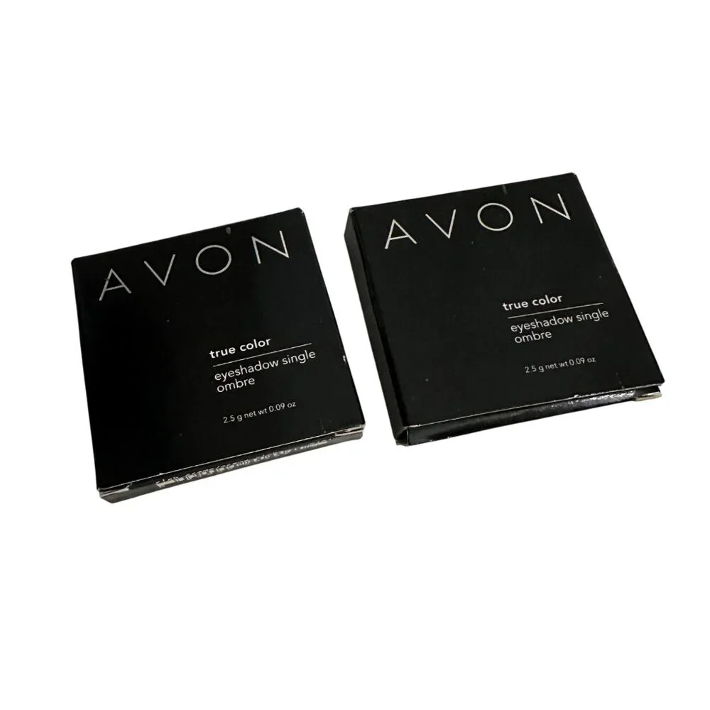 Avon True Color Eyeshadow Single E101 Rich Creme 2.5g net wt 2009 Lot of 2 NEW